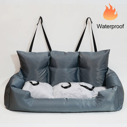 Travel Bolster Safety Large Dog Car Seat Bed for Cat Luxury Dog Beds