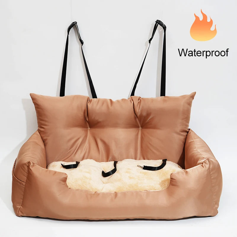 Travel Bolster Safety Large Dog Car Seat Bed for Cat Luxury Dog Beds