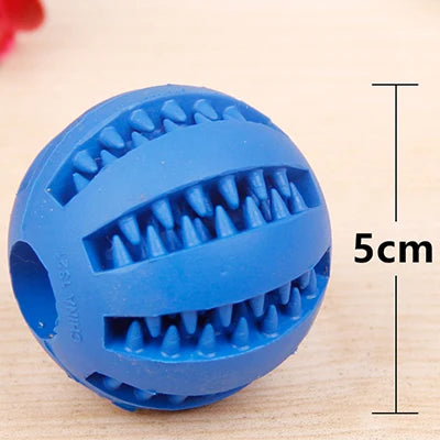 Soft Rubber Pet Dog Cat Toy Ball Dog Toothbrush Chew Treat Cleaning Tooth Reward Food Dog Puppy Training Interactive Pet Toys