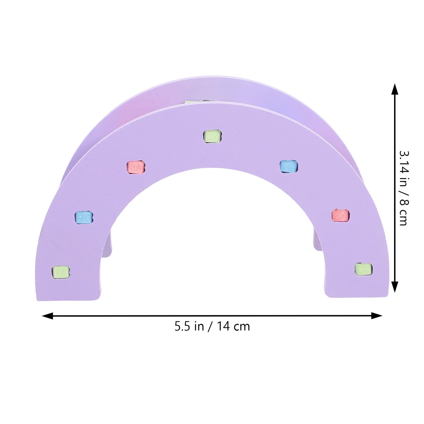 Hamster Toy Arch Bridge Bunny Toys Climbing Ladder Gerbil Rat Pet Cage for Chinchilla Chevron Board Platform