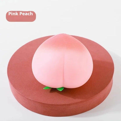 New Creative Stress Relieving Simulated Peach Vent Ventilators, Big Peach Clip Music Q Soft Slow Rebound Stress Relieving Toy