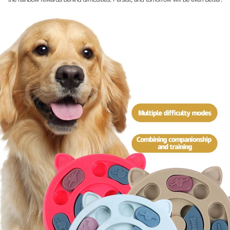 Pet toys, cats and dogs, relieving boredom, feeding plates, slow food bowls, interactive brain training, feeding equipment, hidd