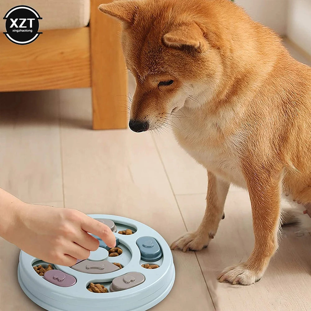 Pet Dog Puzzle Toys Slow Feeder Interactive Increase Puppy IQ Food Dispenser Slowly Eating NonSlip Bowl Cat Dogs Training Game