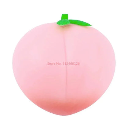 New Creative Stress Relieving Simulated Peach Vent Ventilators, Big Peach Clip Music Q Soft Slow Rebound Stress Relieving Toy