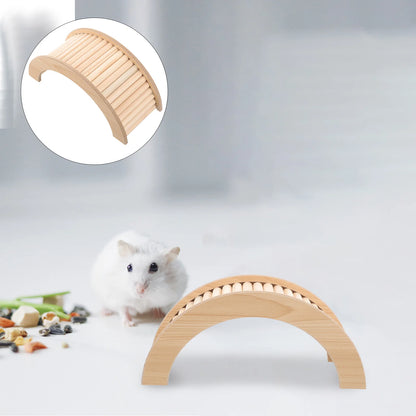 Small Animal Hamster Gerbils Mice Playground Small Pets Bridge Toy Hamster Playground Hamster Bridge Chinchilla Climbing Ladder