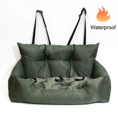 Travel Bolster Safety Large Dog Car Seat Bed for Cat Luxury Dog Beds