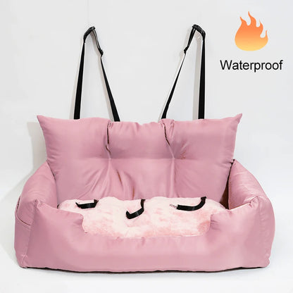 Travel Bolster Safety Large Dog Car Seat Bed for Cat Luxury Dog Beds